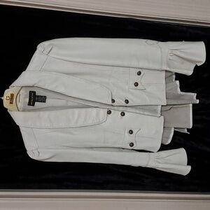 Vintage 80's Ivory women's leather jacket